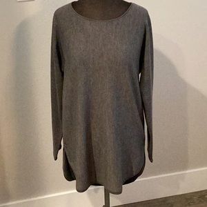 Eileen Fisher merino wool. New with tags. Grey long sleeve.